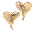 Hearts-Lucky Break Earrings-14K Gold with Overflowing Diamonds Hearts-Lucky Break Earrings-14K Gold with Overflowing Diamonds