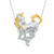 Equestrian: Love is Everywhere Heart Shaped Horse Necklace- Sterling Silver & Diamonds Equestrian: Love is Everywhere Heart Shaped Horse Necklace- Sterling Silver & Diamonds