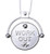 Decision Coin Necklace: "Work Out/ Pig Out" Sterling Silver & Diamonds Decision Coin Necklace: "Work Out/ Pig Out" Sterling Silver & Diamonds