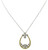 Pyramid tear necklace- in white and yellow gold with diamonds.  Pyramid tear necklace- in white and yellow gold with diamonds.