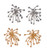 Superstar earrings in silver and gold with diamonds.  From The Fireworks Jewelry Collection.  Life is a Celebration.  Celebrate with celebration jewelry. Superstar earrings in silver and gold with diamonds.  From The Fireworks Jewelry Collection.  Life is a Celebration.  Celebrate with celebration jewelry.
