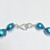 Baroque pearl necklace- Teal