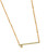 Dot & Line Necklace- 18K Gold with Diamonds Dot & Line Necklace- 18K Gold with Diamonds