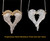 Forgiveness Heart Necklace -Sterling Silver & Solid 18K Gold Dots of Diamonds