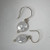 Coin Pearl Drop Earrings- White