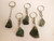 Get Stoned - Gemstone Keyrings - Dark Green