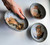 Tamara S Gordon Ceramics. Brown & Grey - set of 3 small rustic bowls