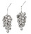 Grapes Drop Earrings: Sterling Silver with CZs- Plate options available Grapes Drop Earrings: Sterling Silver with CZs- Plate options available
