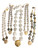 18K Gold Face, Diamond Eyes, Huge coin pearl necklace.  Someone to Watch Over Me-Sun/ Moon Collection