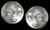 Someone to Watch Over Me- Face Earrings, Diamond Eyes 18K gold-nickle size Someone to Watch Over Me- Face Earrings, Diamond Eyes 18K gold-nickle size