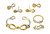 Infinity Knot Cuff Bracelet- 18K Gold. Tied to Infinite Possibilities. 