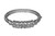 Napoli- Oval bangle bracelet. Sterling Silver & CZ Napoli- Oval bangle bracelet. Sterling Silver & CZ