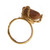 Vintage Ring-Rope Setting- Goldstone
