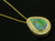 Custom Design: Stephanie: Opal in Gold and Diamonds- Necklace