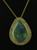 Custom Design: Stephanie: Opal in Gold and Diamonds- Necklace