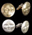 Sun/Moon Face Cufflinks- Someone to Watch Over Me- Sterling Silver with Diamond Eyes