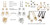 Circle Fireworks Inter-changeable 2-Part Earrings-18K Gold & Diamonds  Circle Fireworks Inter-changeable 2-Part Earrings-18K Gold & Diamonds