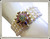 Amethyst & Blue Topaz 18K Gold Daisy Bracelet on 4 Strands Freshwater Pearls  Amethyst & Blue Topaz 18K Gold Daisy Bracelet on 4 Strands Freshwater Pearls