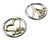 Love Necklace, 18K yellow and white gold with diamonds, on 18K gold chain Love Necklace, 18K yellow and white gold with diamonds, on 18K gold chain
