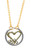 Love Necklace, 18K yellow and white gold with diamonds, on 18K gold chain Love Necklace, 18K yellow and white gold with diamonds, on 18K gold chain