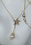 Delicate Star, Diamond & Pearl necklace in Sterling Silver Delicate Star, Diamond & Pearl necklace in Sterling Silver