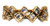 Square Stacking Rings- 18K Gold with Diamonds Square Stacking Rings- 18K Gold with Diamonds