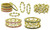 Square Stacking Rings- 18K Gold with Diamonds Square Stacking Rings- 18K Gold with Diamonds