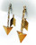 Custom Design: Illusion Piercing Arrow Earring -18K gold Custom Design: Illusion Piercing Arrow Earring -18K gold