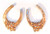Equestrian "Lucky You" Horseshoe Earrings-18k Gold with Diamonds