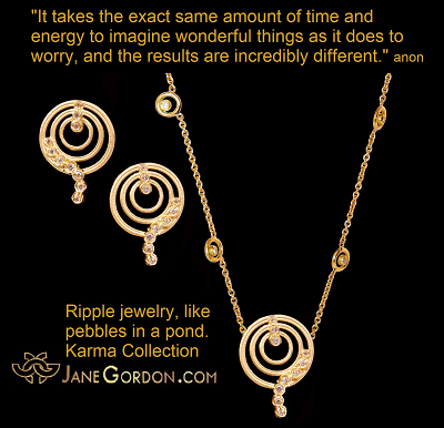 Karma Ripples in 18K gold and diamonds