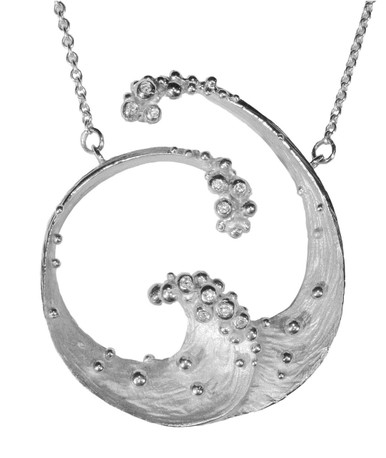 ★HARANG★ HR 337N_Stone from Ocean Necklace Dune-x-4ocean-Ocean-Soul-