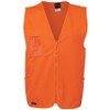 6HVSZ - JB's Hi Vis Zip Safety Vest - Orange