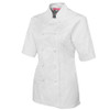 5CJ21 - JB's Ladies S/S Chefs Jacket - White Side