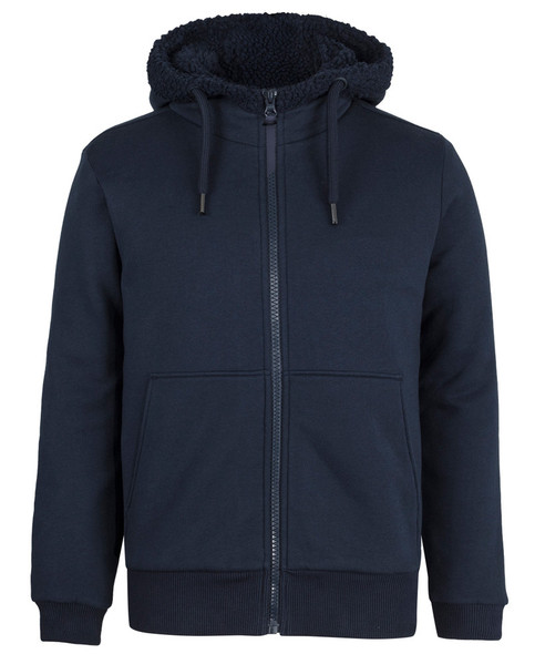 Navy / Navy - Front - 3SHP - JB's Premium Full Zip 670G Shepherd Hoodie