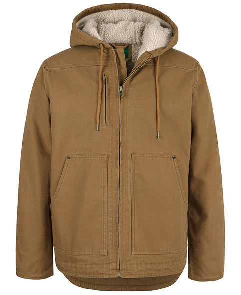 Camel - Front - 3BHJ - C of C Hooded Barn Jacket