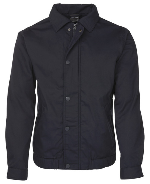 Navy / Navy - Front - 3CJ - JB's Contrast Jacket Black