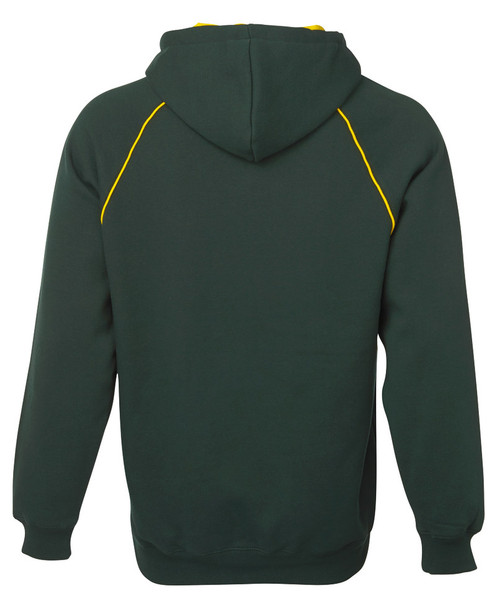 Bottle / Gold - Alternate - 3CFH - JB's Contrast Fleecy Hoodie -S