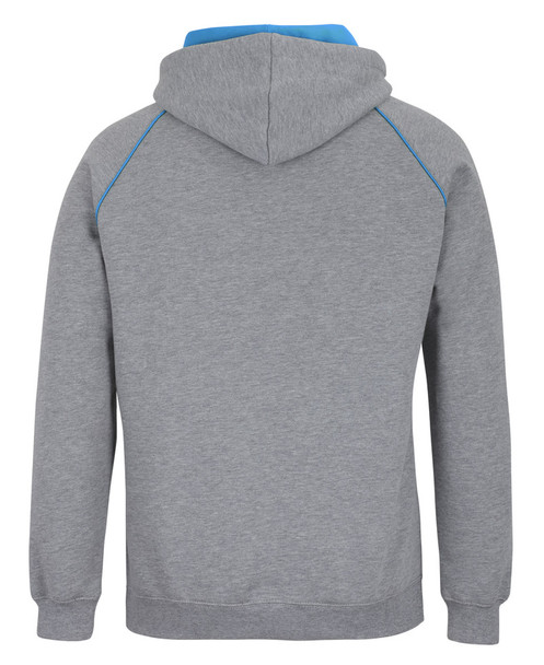 13% Marle / Aqua - Alternate - 3CFH - JB's Contrast Fleecy Hoodie -S