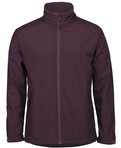 Maroon - Front - 3WSJ - Pdm Three Layer Softshell Jacket -2Xs