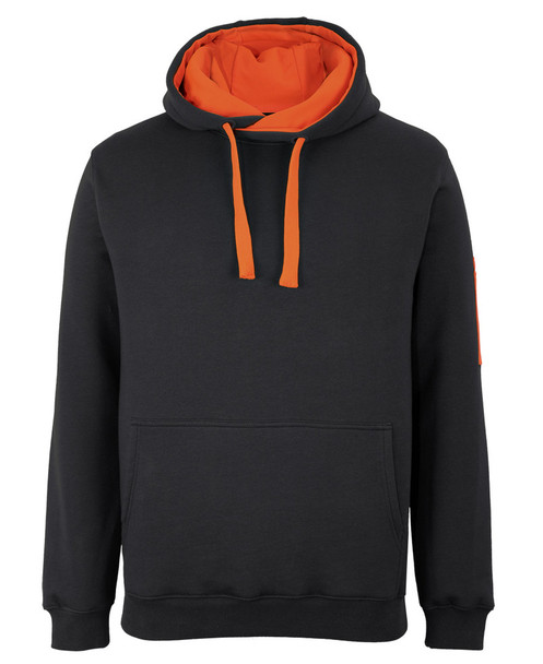 Black / Orange - Front - 6CFH - JB's 350 Trade Hoodie
