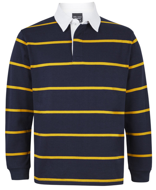 Navy / Gold - Front - 3RYD - JB's Yarn Dyed Rugby