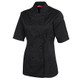 5CJ21 - JB's Ladies S/S Chefs Jacket - Black Side