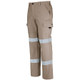 6SCT - Multi Pocket Stretch Canvas Pant With (D+N) Tape - Taupe Side