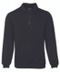 Black - Front - 3FSZ - JB's 1/2 Zip Fleecy Sweat -2Xs