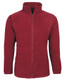 Dark Red - Front - 3FJ - JB's Full Zip Polar -2Xs