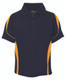 Navy / Gold - Front - 7BEL - Pdm Kids Bell Polo