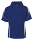 Royal / White - Front - 7BEL - Pdm Kids Bell Polo