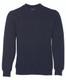 Navy - Front - 3FSV - JB's V Neck Fleecy Sweat -2Xs