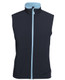 Navy / Light Blue - Front - 3WSV - Pdm Three Layer Softshell Vest