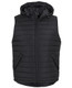 Black - Front - 3AHV - JB's Hooded Puffer Vest